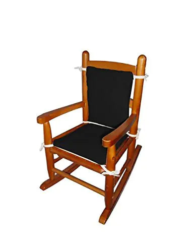 Junior Rocker Black Suede Cushion Set