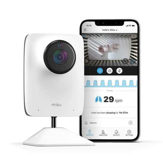 Miku Smart Nursery Monitor - HD Video & Real-Time Health Tracking