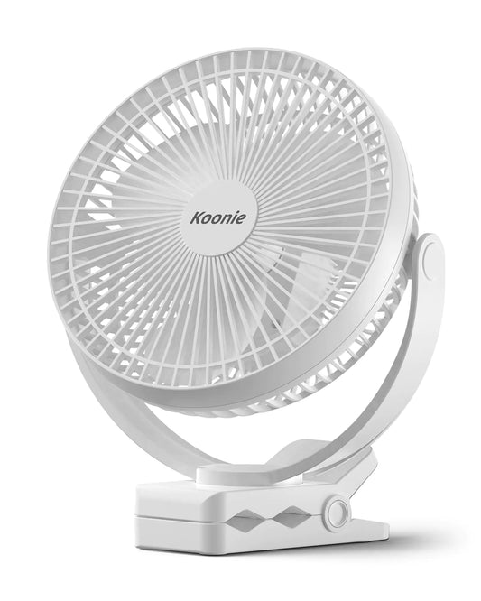 Koonie TurboClip 10000mAh 8" Portable Fan