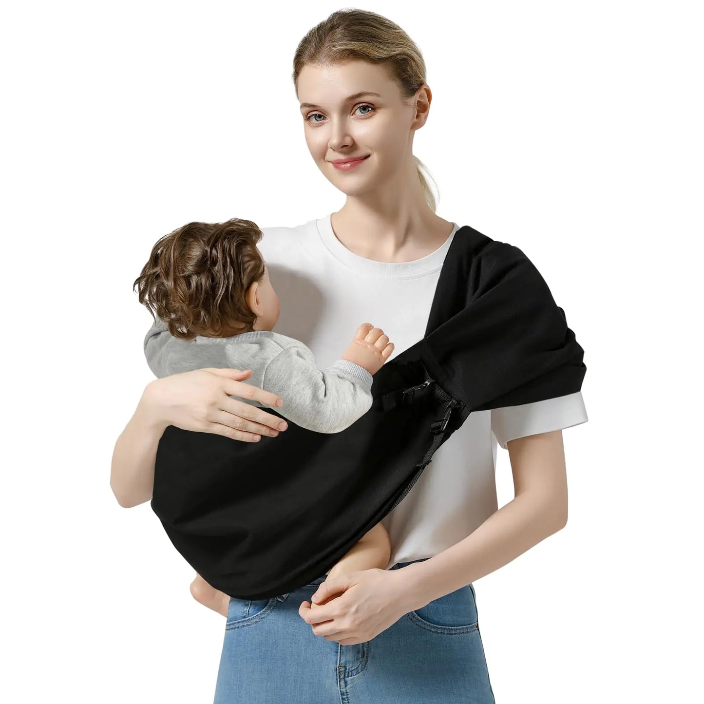 SMARTSNUG Toddler Sling - Ergonomic Baby Carrier with Wide Strap